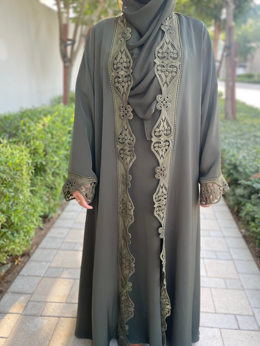 women's_abaya_dress_green_abaya_for_women_open_abaya