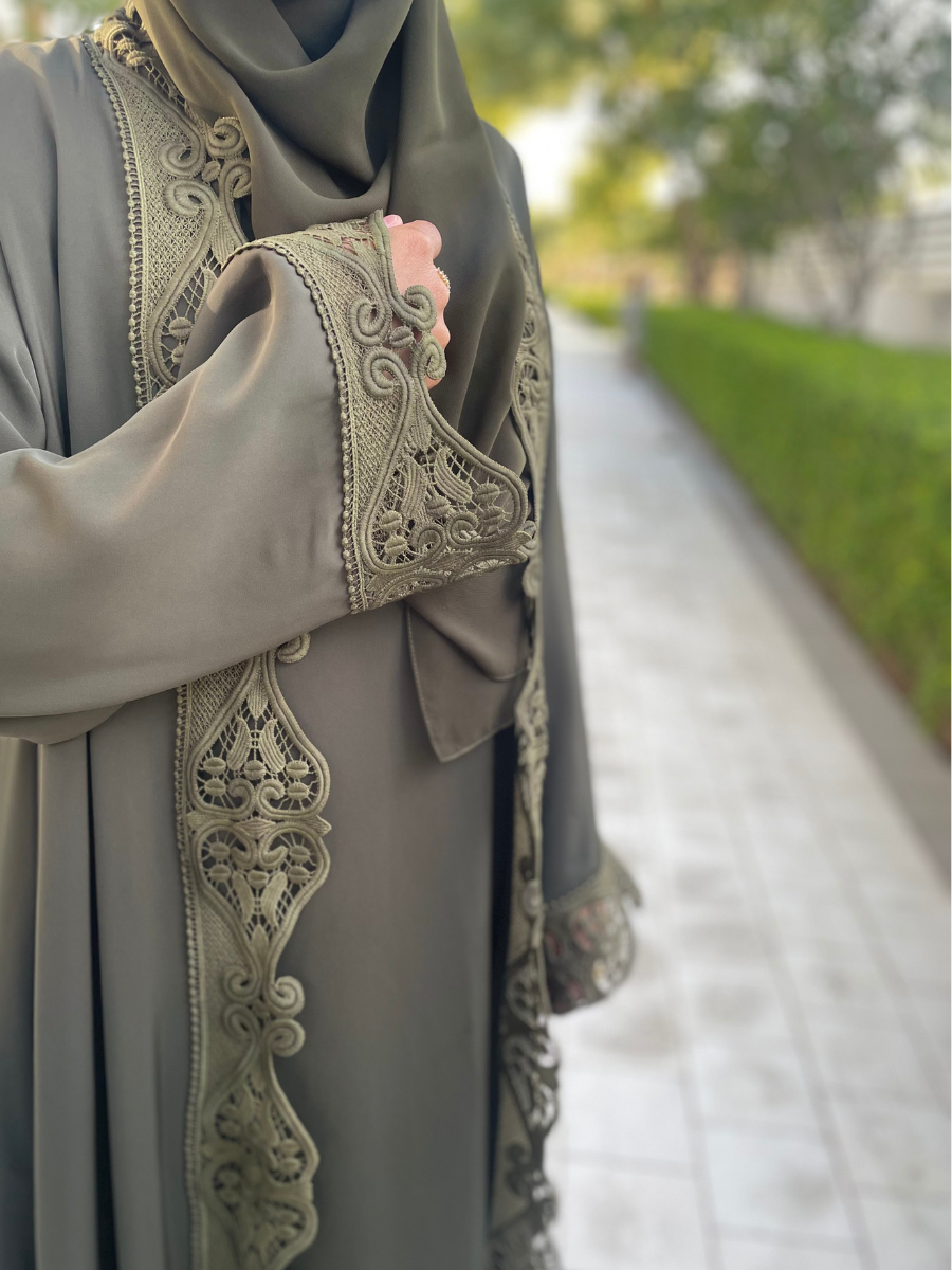 women's_abaya_dress_green_abaya_for_women_open_abaya